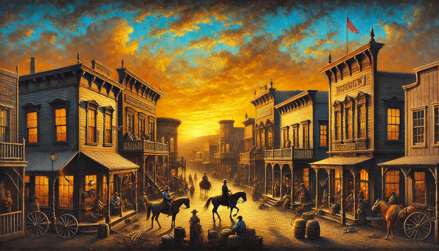 Dziki Zachód w Blasku Złotego Słońca