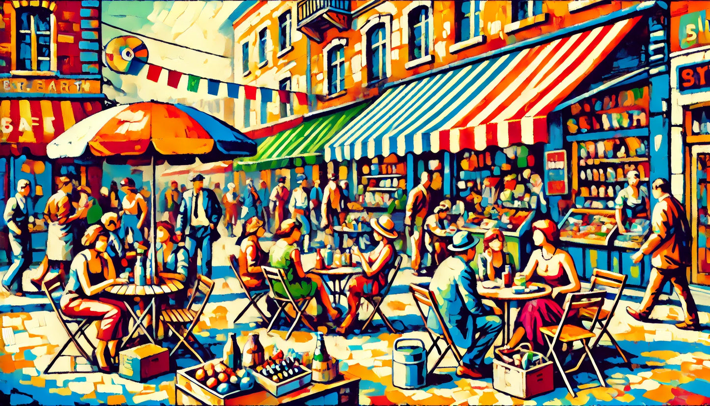 Kolorowy Komentarz – Ulica w Stylu Pop