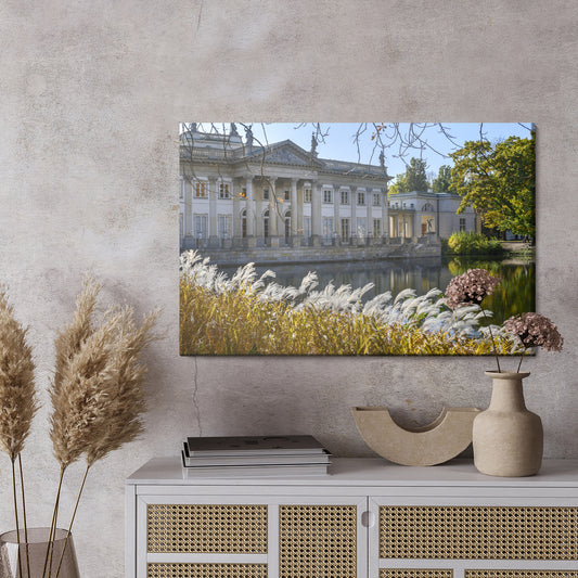 Obraz Na Płótnie Jesienny Pałac W Warszawie