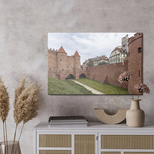 Obraz Na Płótnie Mury Zamku W Warszawie