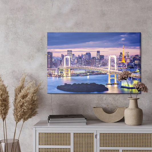 Obraz Na Płótnie Tęczowy Most W Tokio