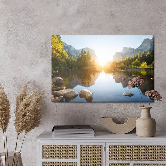 Obraz Na Płótnie Wschód Słońca W Dolinie Yosemite