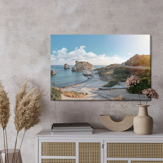 Obraz Na Płótnie Cypryjski Brzeg Morza