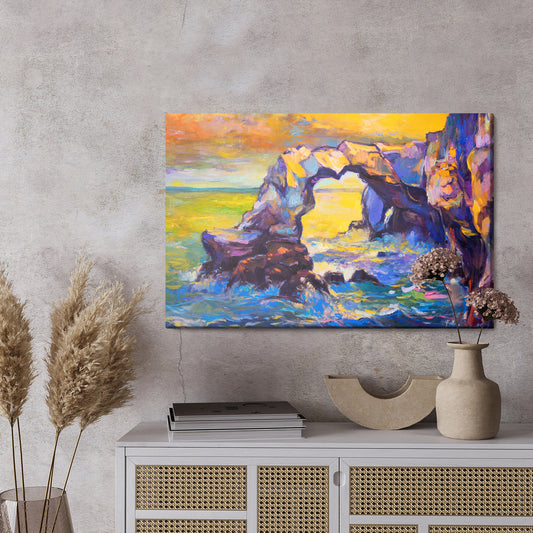 Obraz Na Płótnie Morze I Klif