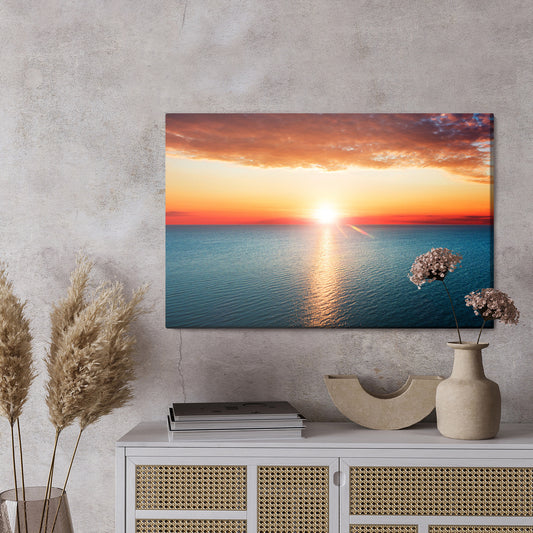 Obraz Na Płótnie Morze Z Lotu Ptaka