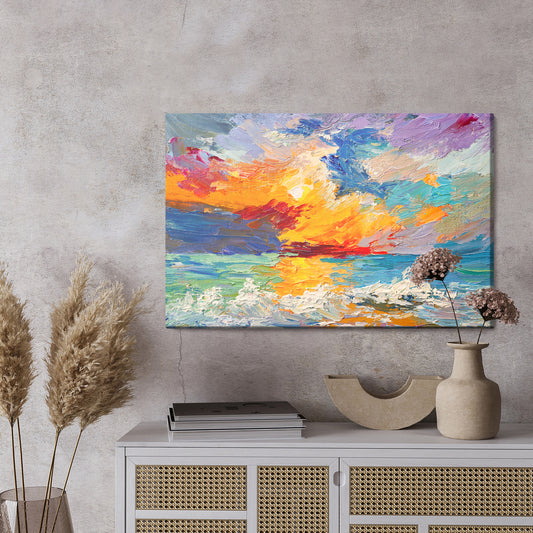 Obraz Na Płótnie Morze W Stylu Abstrakcyjnym