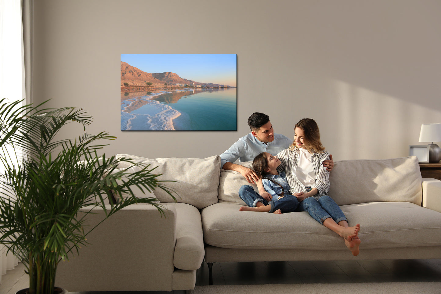 Obraz Na Płótnie Górski Krajobraz Nad Morzem