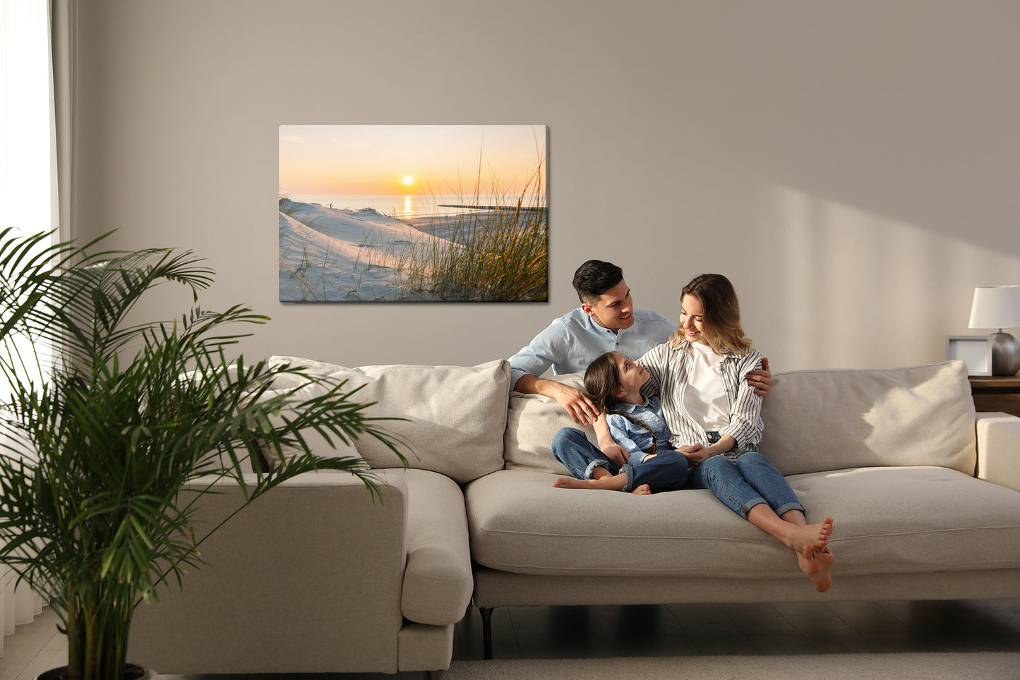 Obraz Na Płótnie Zachód Słońca Nad Morzem Bałtyckim