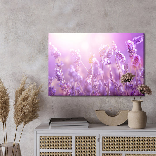 Obraz Na Płótnie Kwiaty Lawendy W Słońcu