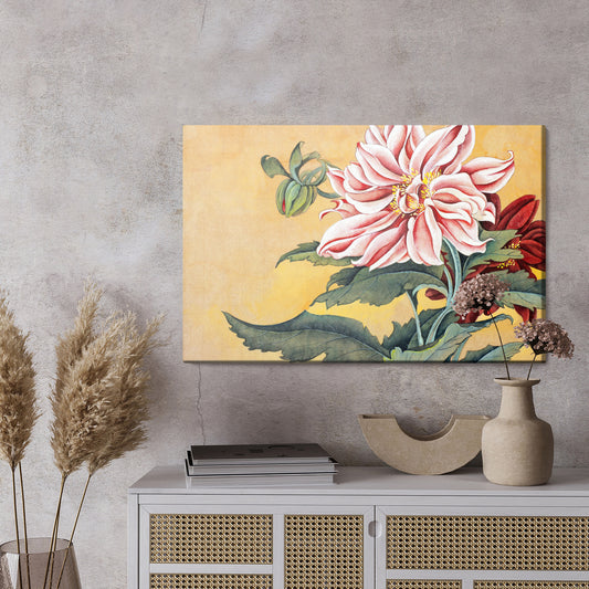 Obraz Na Płótnie Piwonie Z Liśćmi