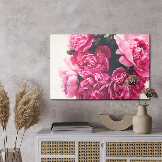 Obraz Na Płótnie Bukiet Piwonii