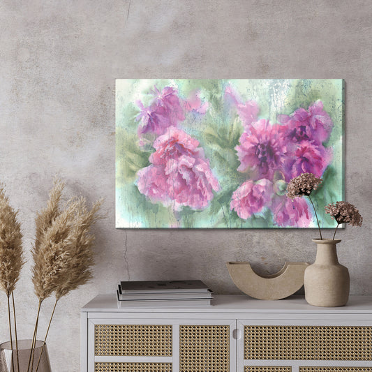 Obraz Na Płótnie Piwonie W Akwareli