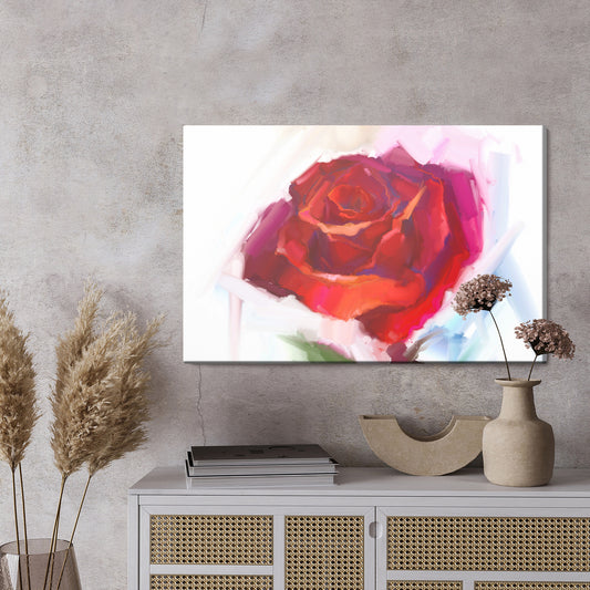 Obraz Na Płótnie Róża Jak Namalowana