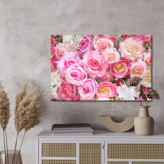 Obraz Na Płótnie Wielobarwne Róże 3D