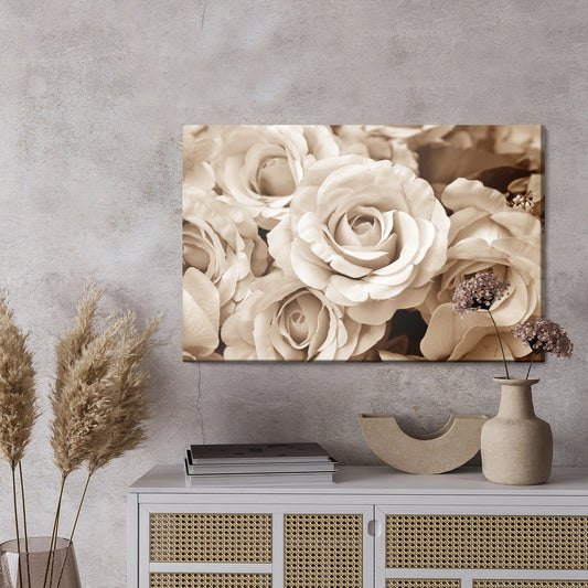 Obraz Na Płótnie Kwiaty Róż W Stylu Vintage