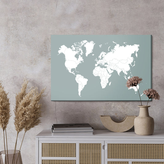 Obraz Na Płótnie Mapa Świata