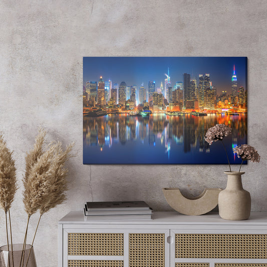 Obraz Na Płótnie Manhattan Nocą