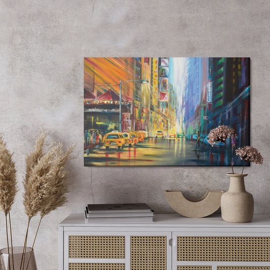 Obraz Na Płótnie Centrum Nowego Jorku Jak Malowane
