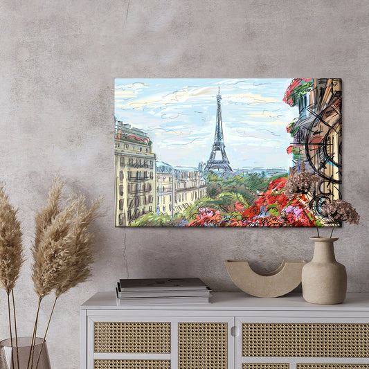 Obraz Na Płótnie Paryż Jak Narysowany