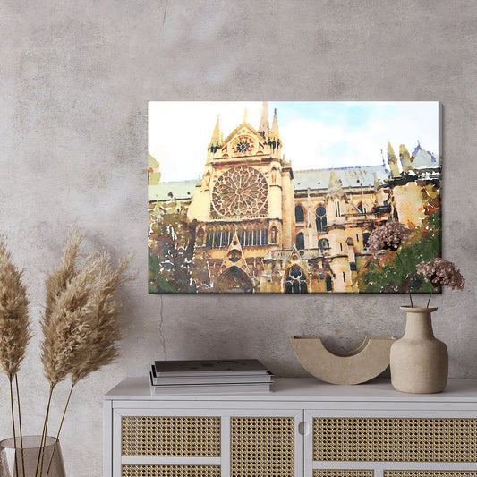 Obraz Na Płótnie Katedra Notre Dame Jak Namalowana