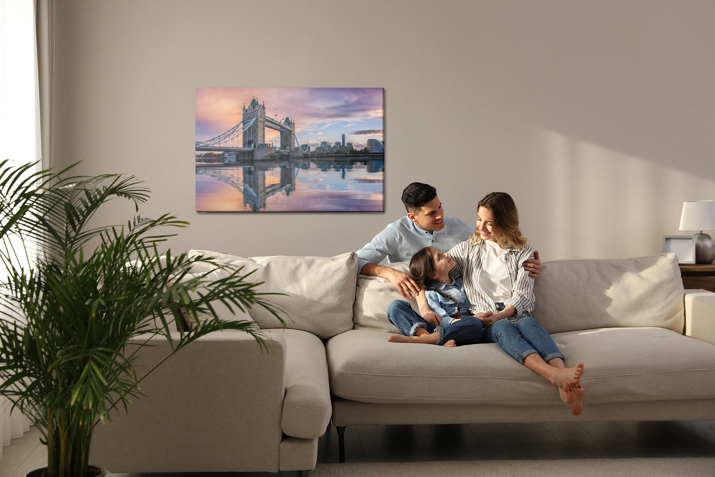 Obraz Na Płótnie Panorama Londynu 3D