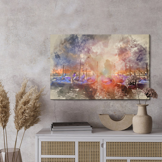 Obraz Na Płótnie Zachód Słońca W Wenecji