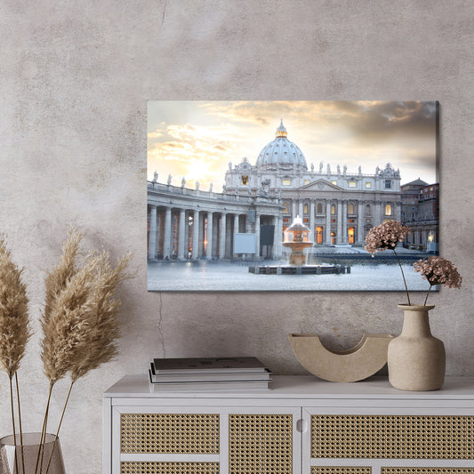 Obraz Na Płótnie Bazylika Świętego Piotra W Watykanie
