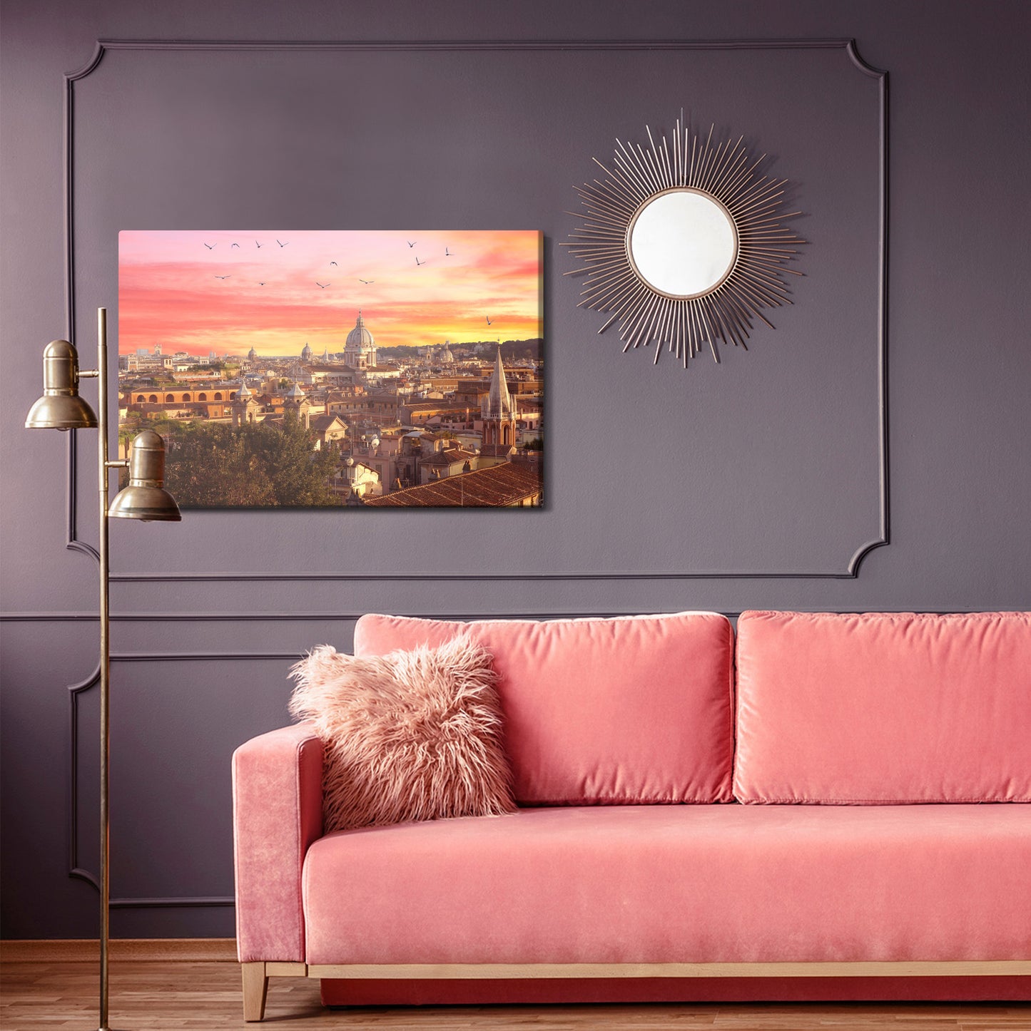 Obraz Na Płótnie Rzymska Panorama 3D