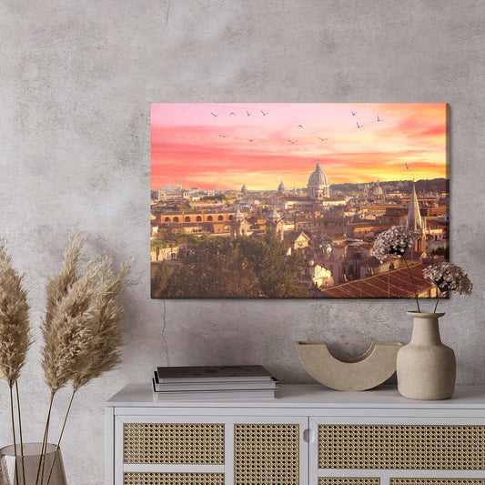 Obraz Na Płótnie Rzymska Panorama 3D