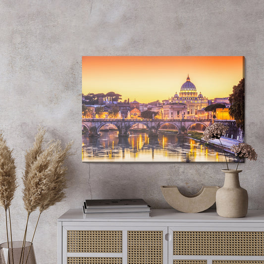 Obraz Na Płótnie Rzym Wieczorem