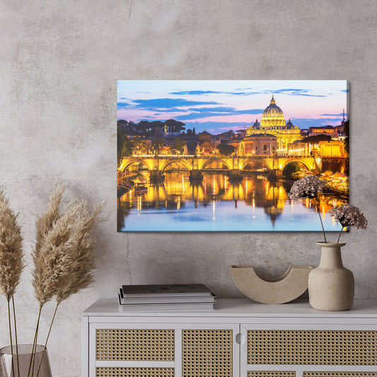 Obraz Na Płótnie Rzym Nocą