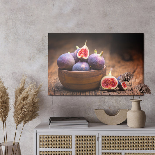 Obraz Na Płótnie Figi Na Drewnie