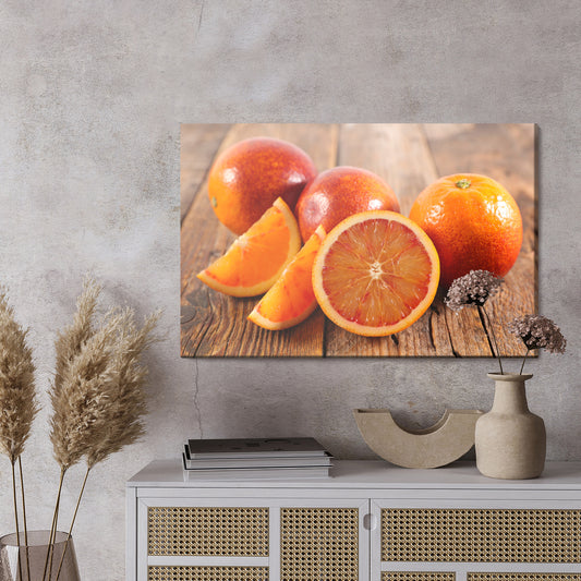 Obraz Na Płótnie Czerwone Pomarańcze