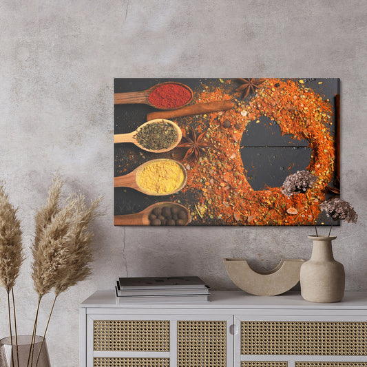 Obraz Na Płótnie Serce Z Przypraw