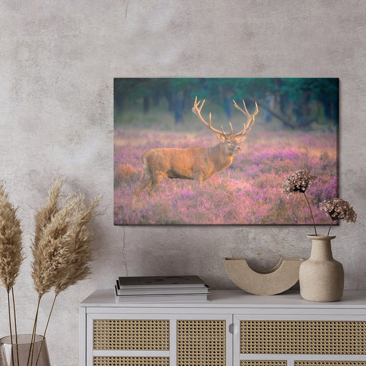 Obraz Na Płótnie Jeleń Na Rykowisku