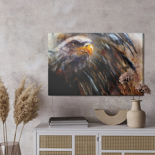 Obraz Na Płótnie Malowany Orzeł