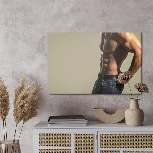 Obraz Na Płótnie Umięśniony Mężczyzna