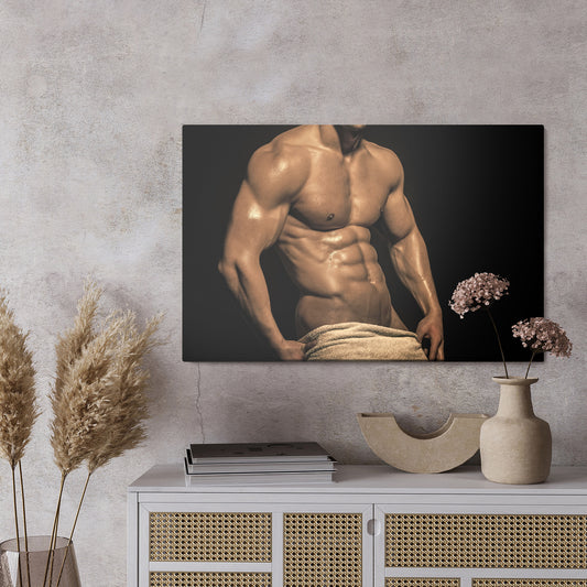 Obraz Na Płótnie Dobrze Zbudowany Mężczyzna