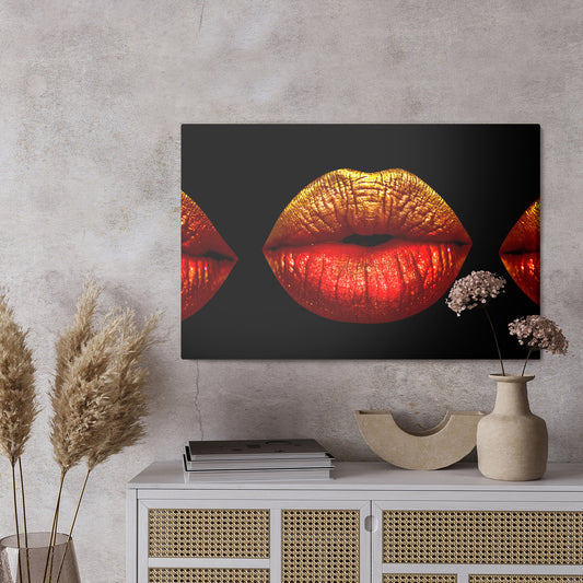 Obraz Na Płótnie Malowane Usta