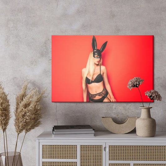 Obraz Na Płótnie Kobieta W Stroju Króliczka