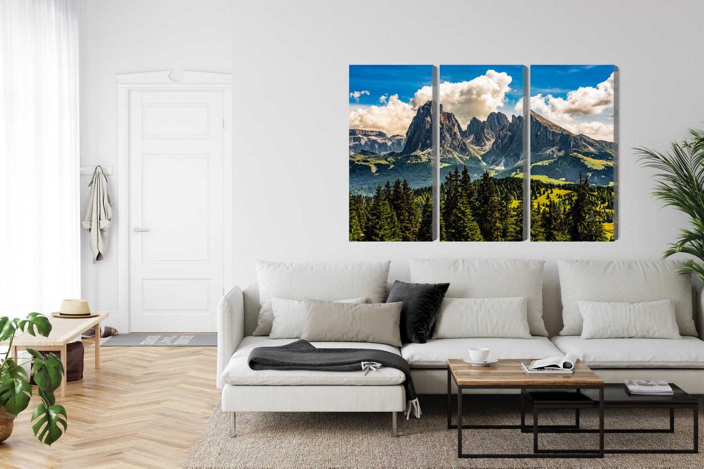 Obraz Wieloczęściowy Widok Włoskich Dolomitów 3D