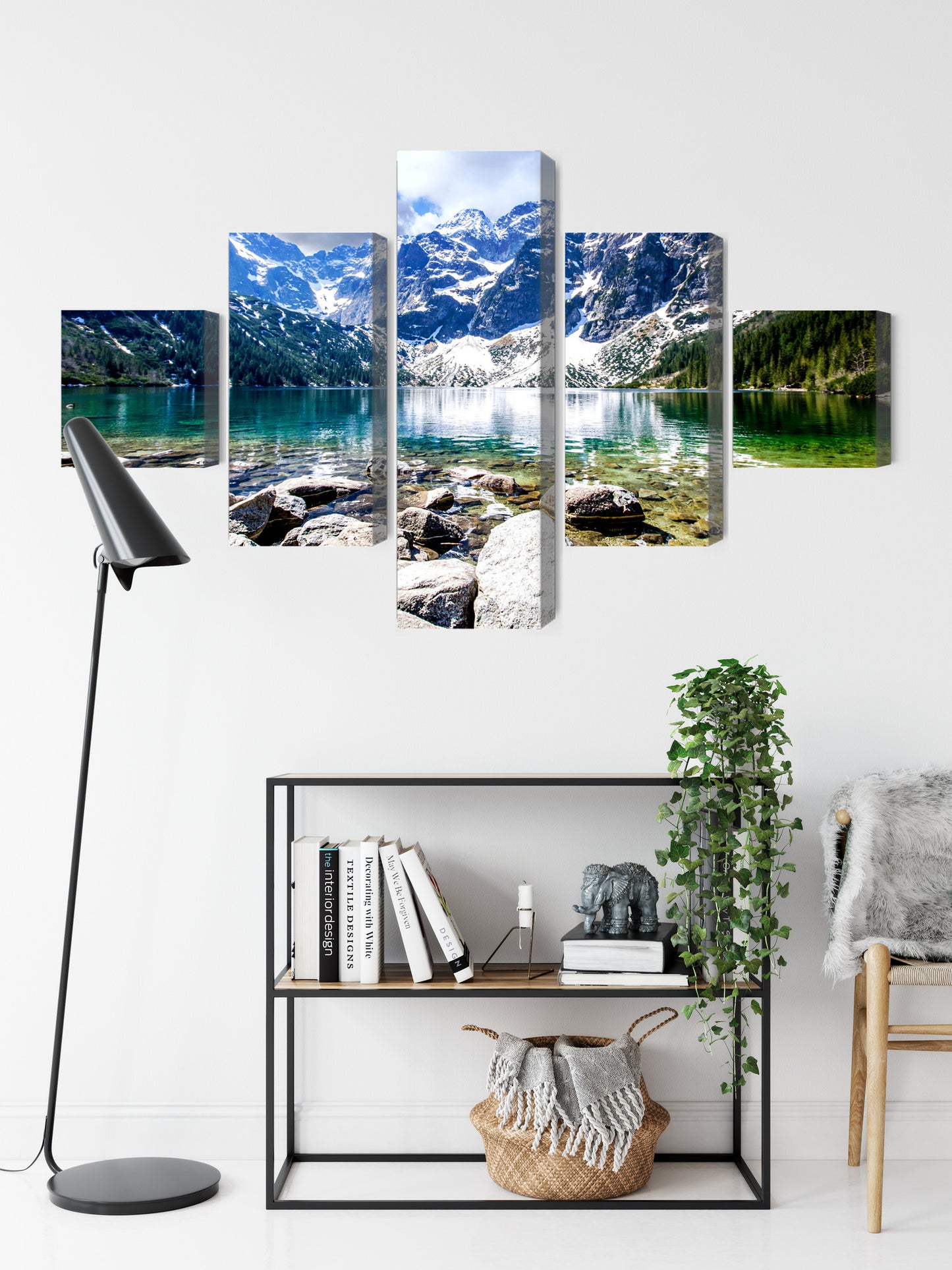 Obraz Wieloczęściowy Jezioro Morskie Oko 3D