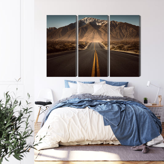 Obraz Wieloczęściowy Droga W Góry 3D