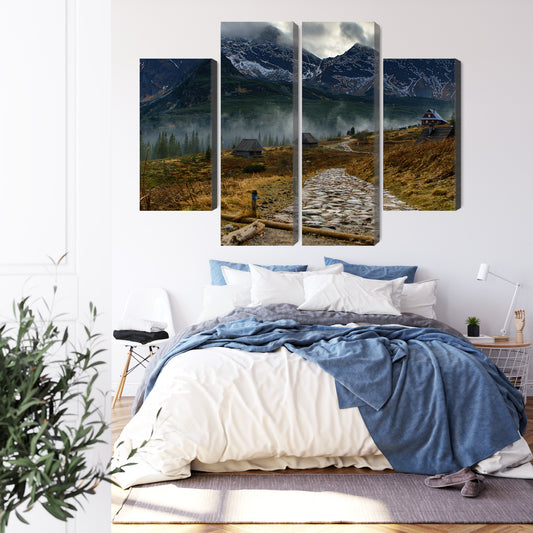 Obraz Wieloczęściowy Tatrzańska Hala Gąsienicowa 3D