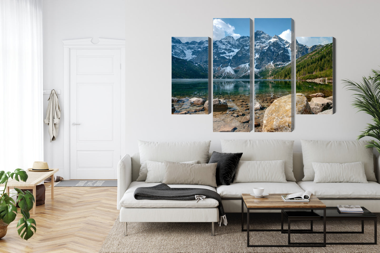 Obraz Wieloczęściowy Morskie Oko W Tatrach 3D