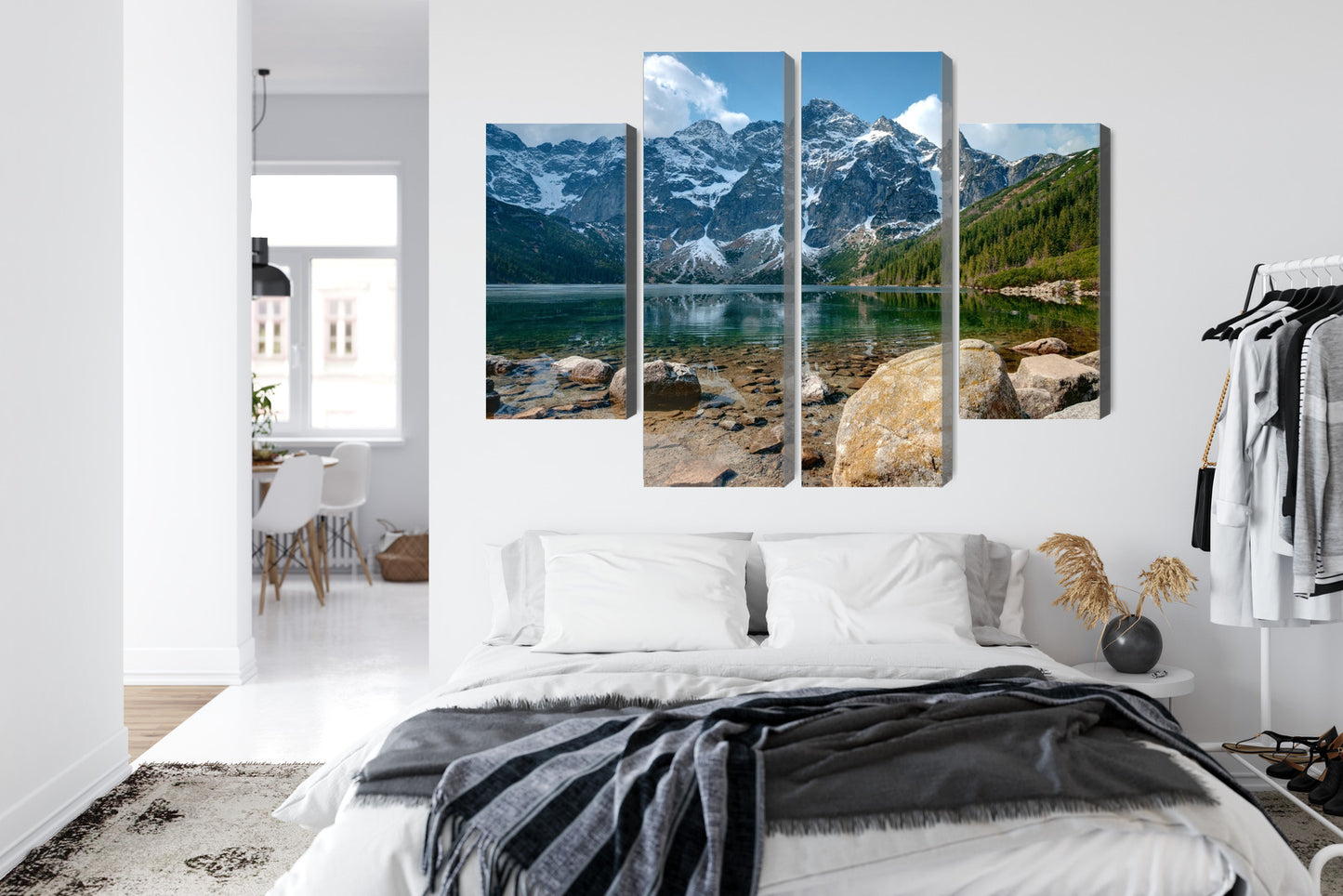 Obraz Wieloczęściowy Morskie Oko W Tatrach 3D