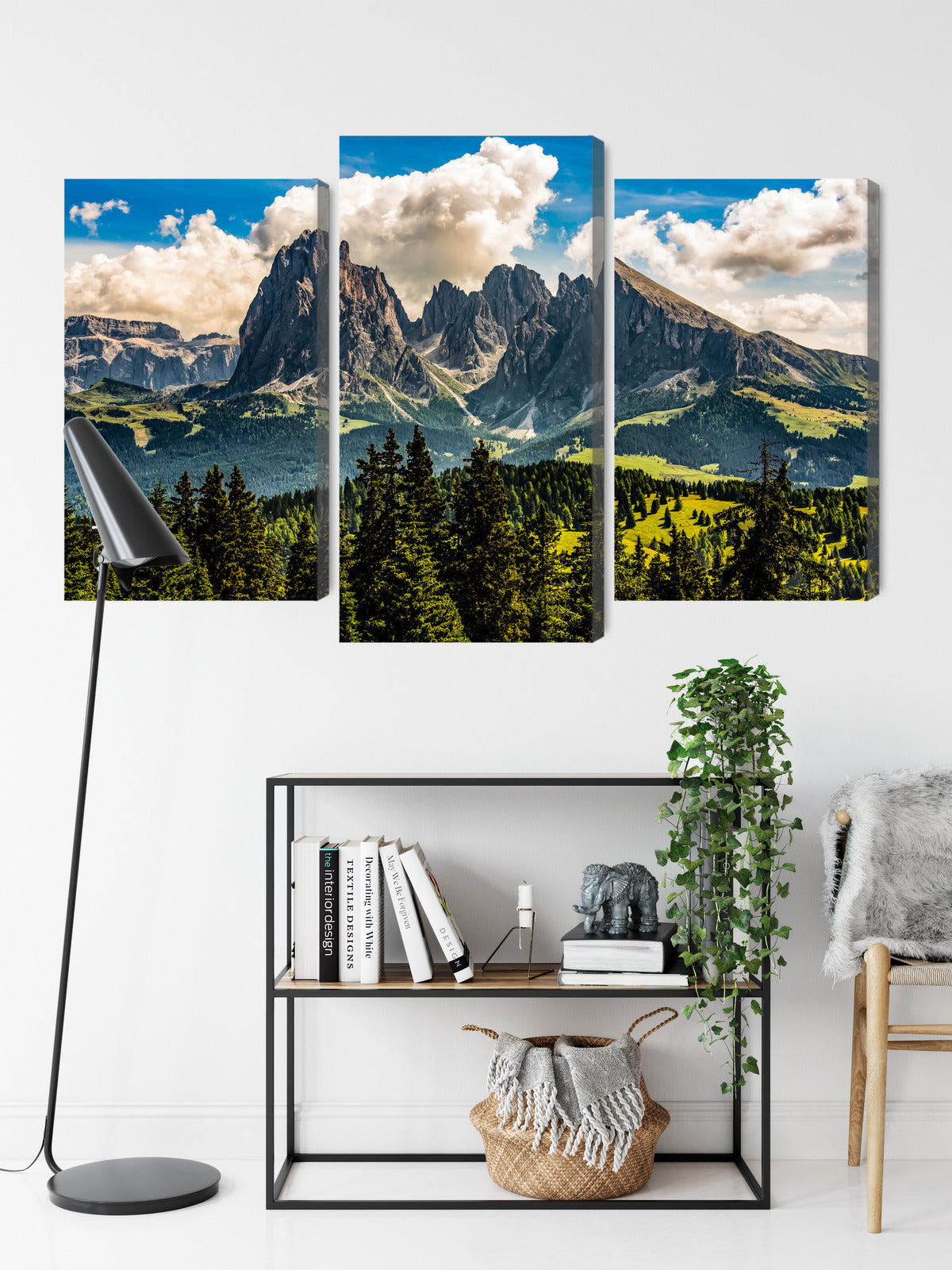 Obraz Wieloczęściowy Widok Włoskich Dolomitów 3D