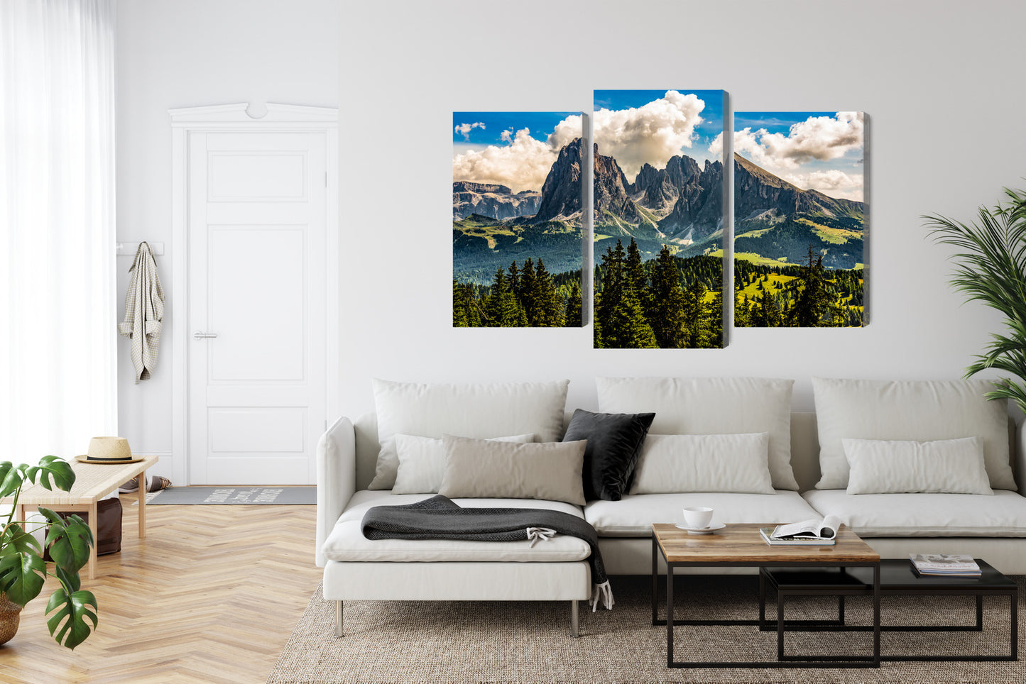 Obraz Wieloczęściowy Widok Włoskich Dolomitów 3D