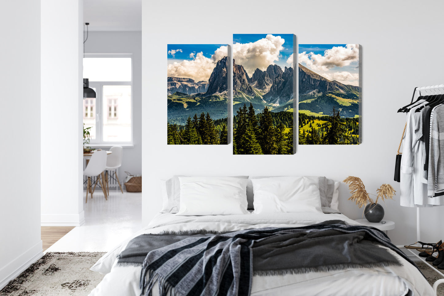 Obraz Wieloczęściowy Widok Włoskich Dolomitów 3D