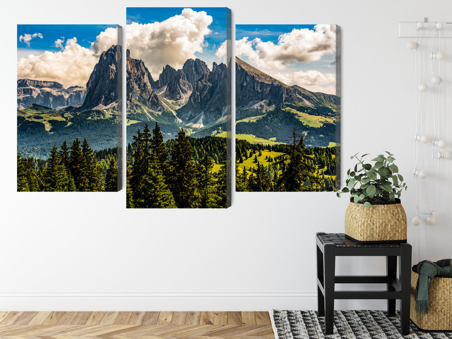 Obraz Wieloczęściowy Widok Włoskich Dolomitów 3D